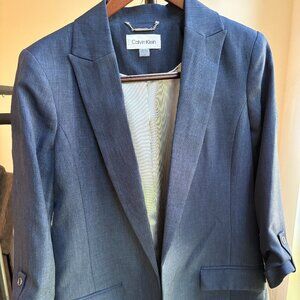 Calvin Klein Women's 3/4 Blazer – Size 12